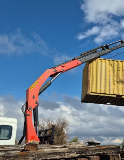 camion pluma contenedor